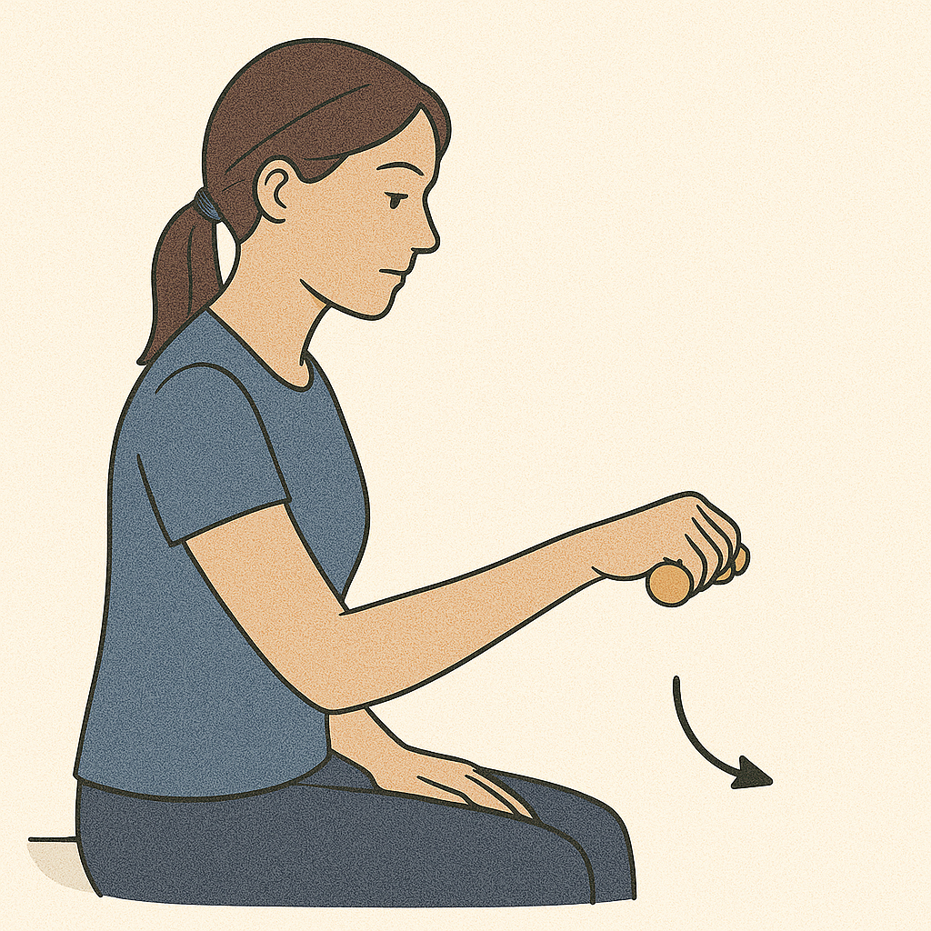 Extensión excéntrica muñeca