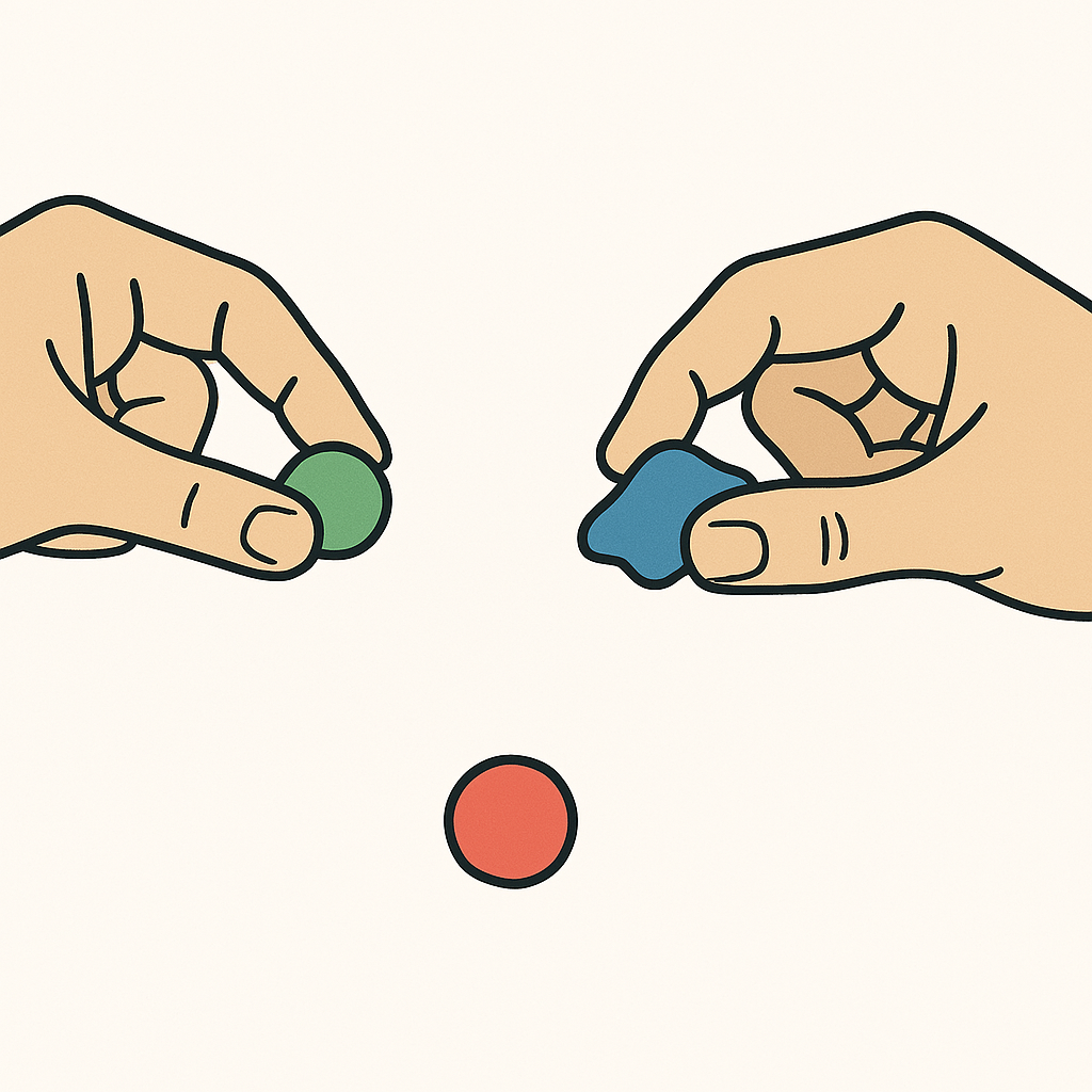 Ejercicios de pinza con plastilina