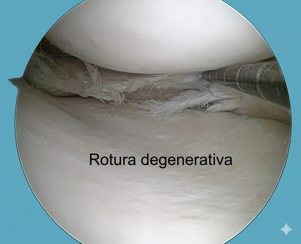 Imagen de lesión meniscal