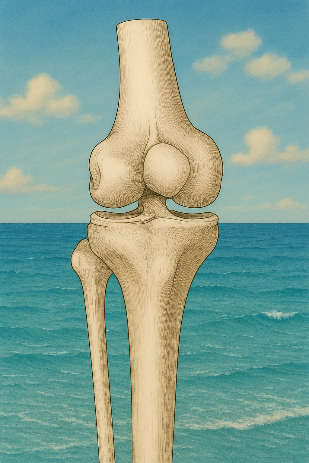 Resumen visual de temas sobre la rodilla