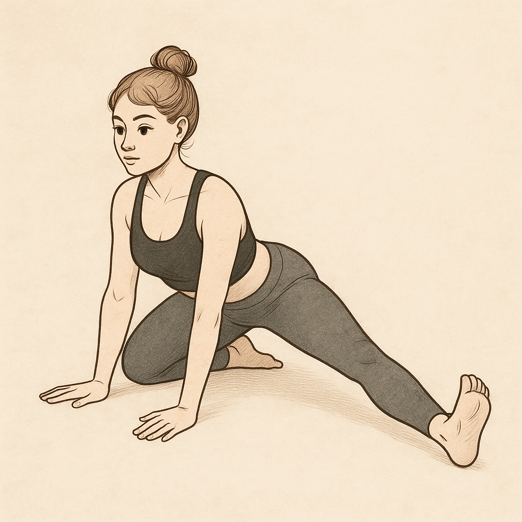 Estiramiento apertura lateral