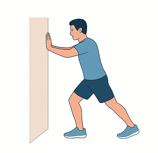 Empuje contra la pared