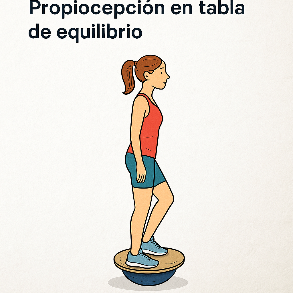 Propiocepción en tabla