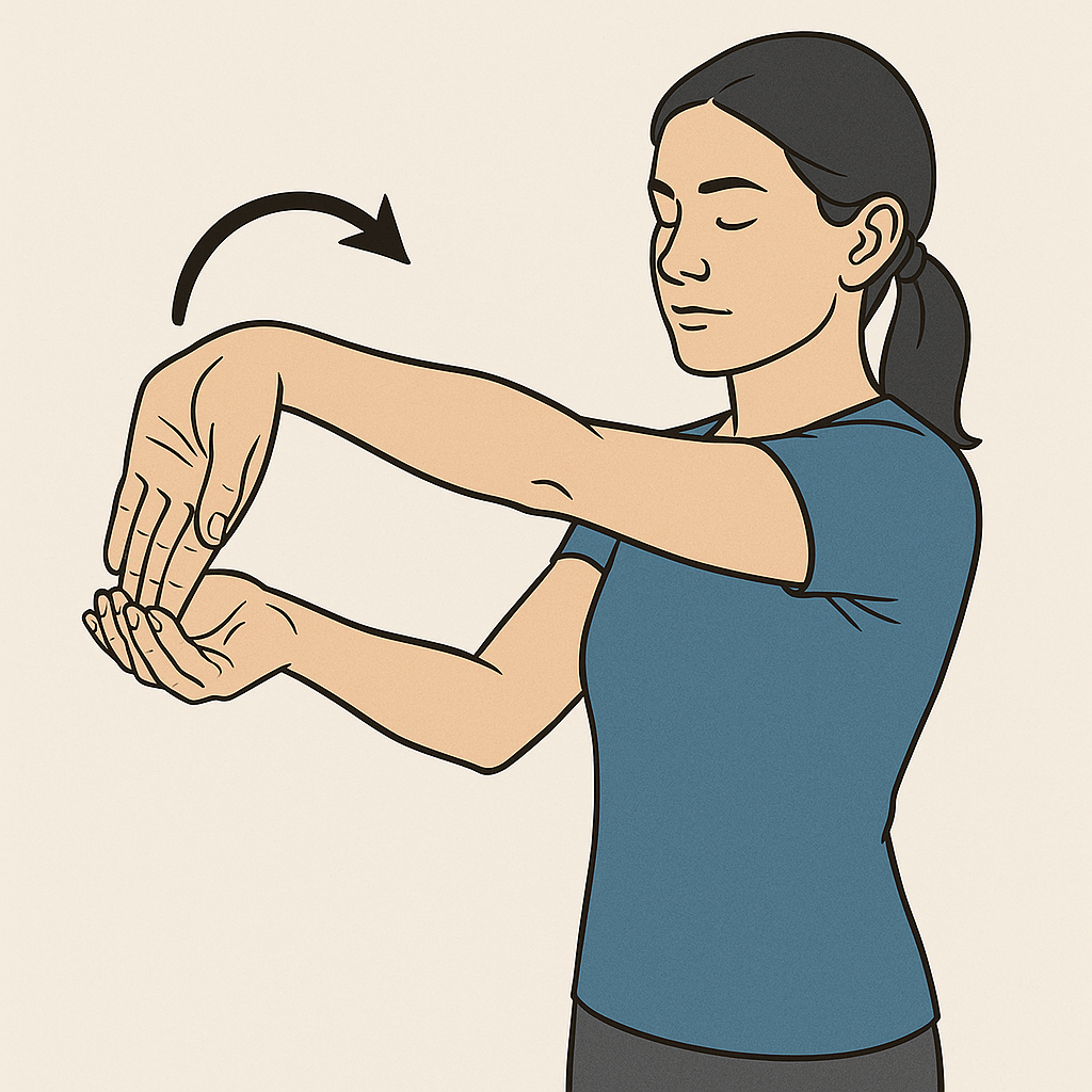 Estiramiento de los pronadores del antebrazo