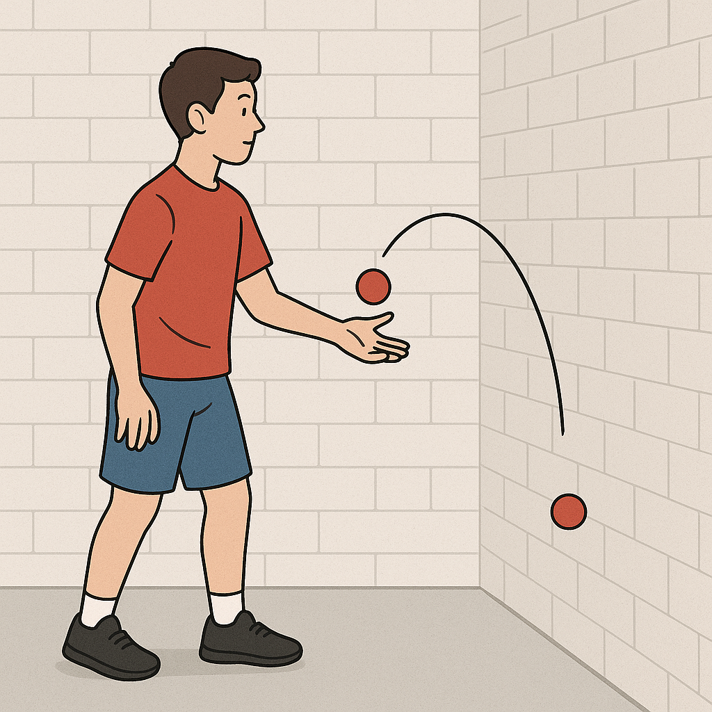 cogeer rebote pelota