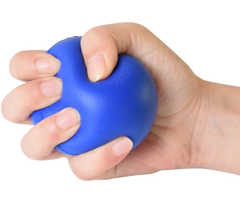 Apretar pelota blanda