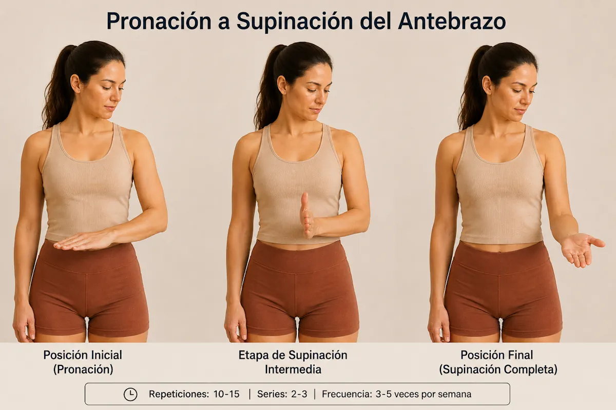 Rotación del antebrazo