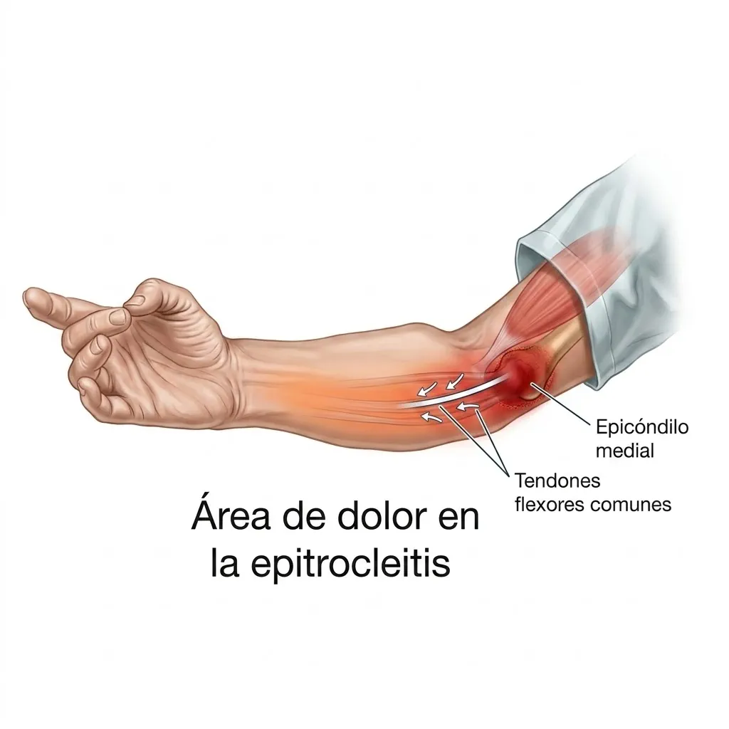 Síntomas de epitrocleitis
