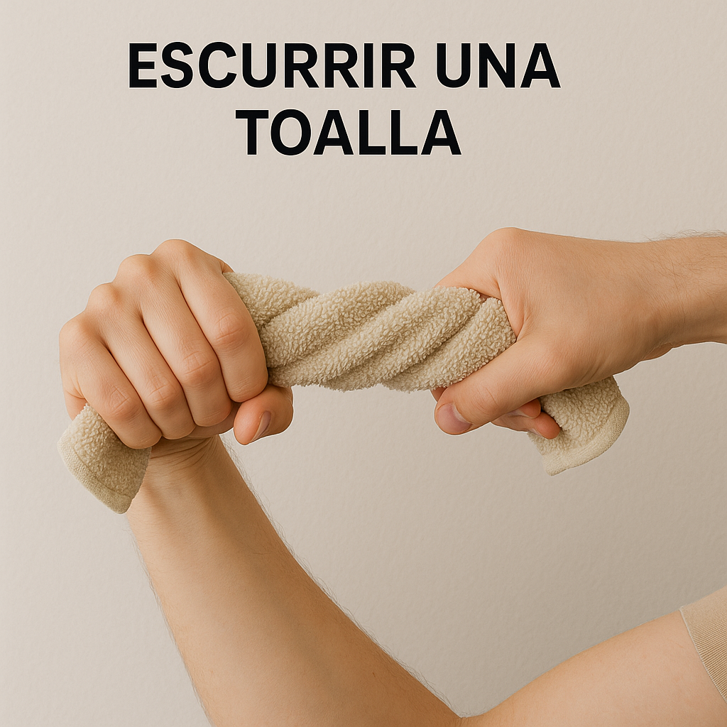 Ejercicio con toalla