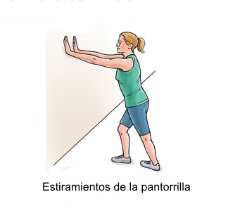 Estiramiento de pantorrilla
