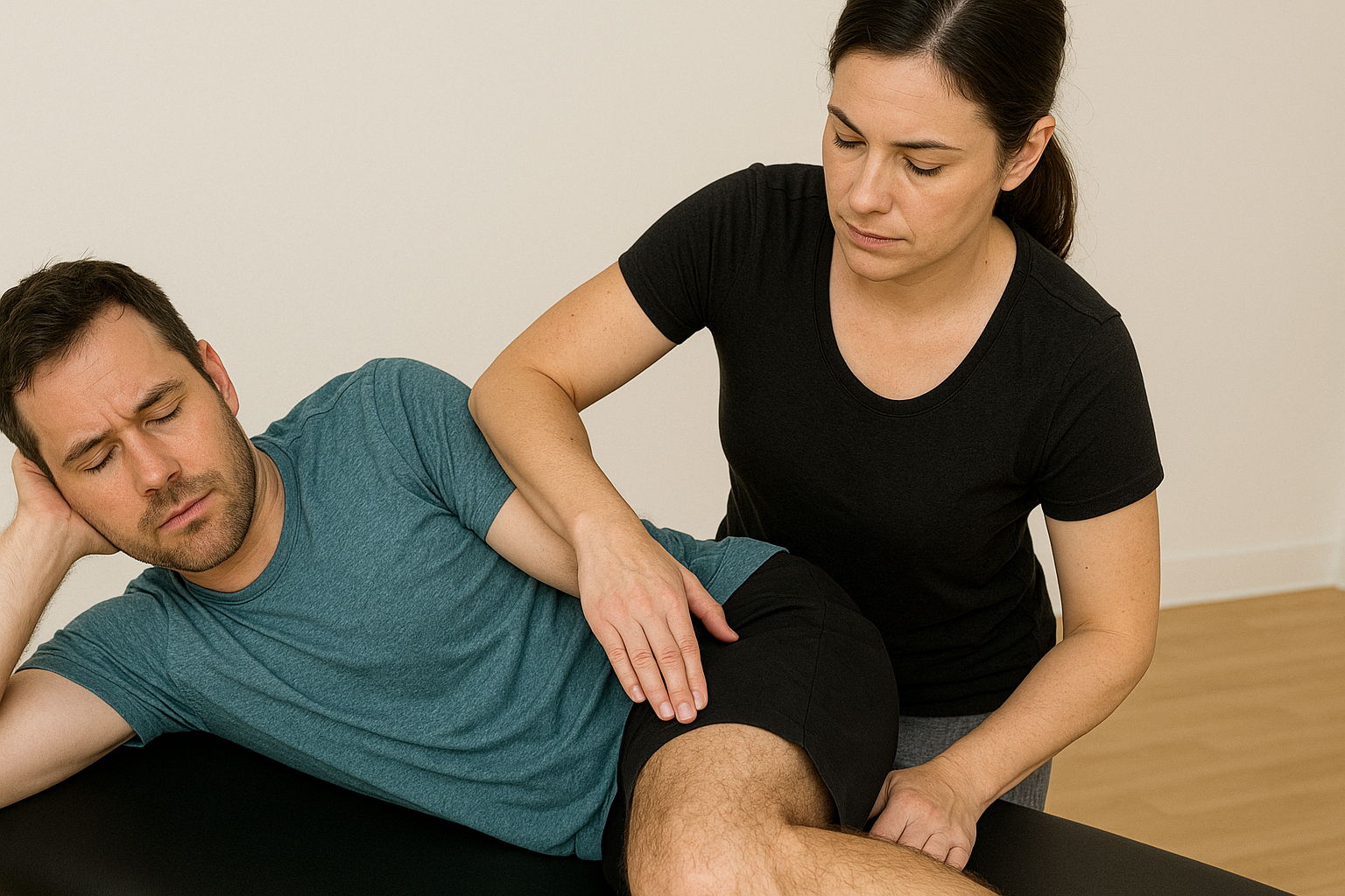 Palpación del trocánter mayor