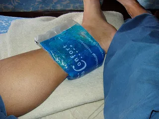 Medidas iniciales de reposo, hielo, compresión y elevación