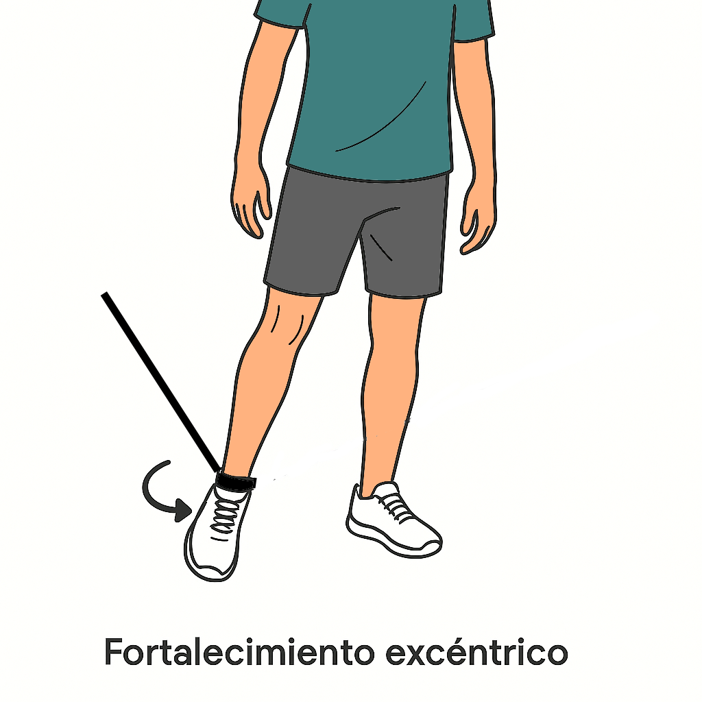 Fortalecimiento excéntrico del poplíteo