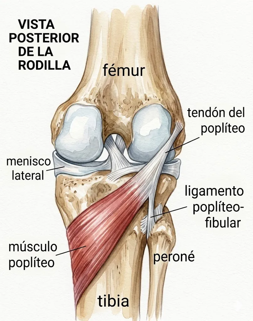 Anatomía del músculo poplíteo