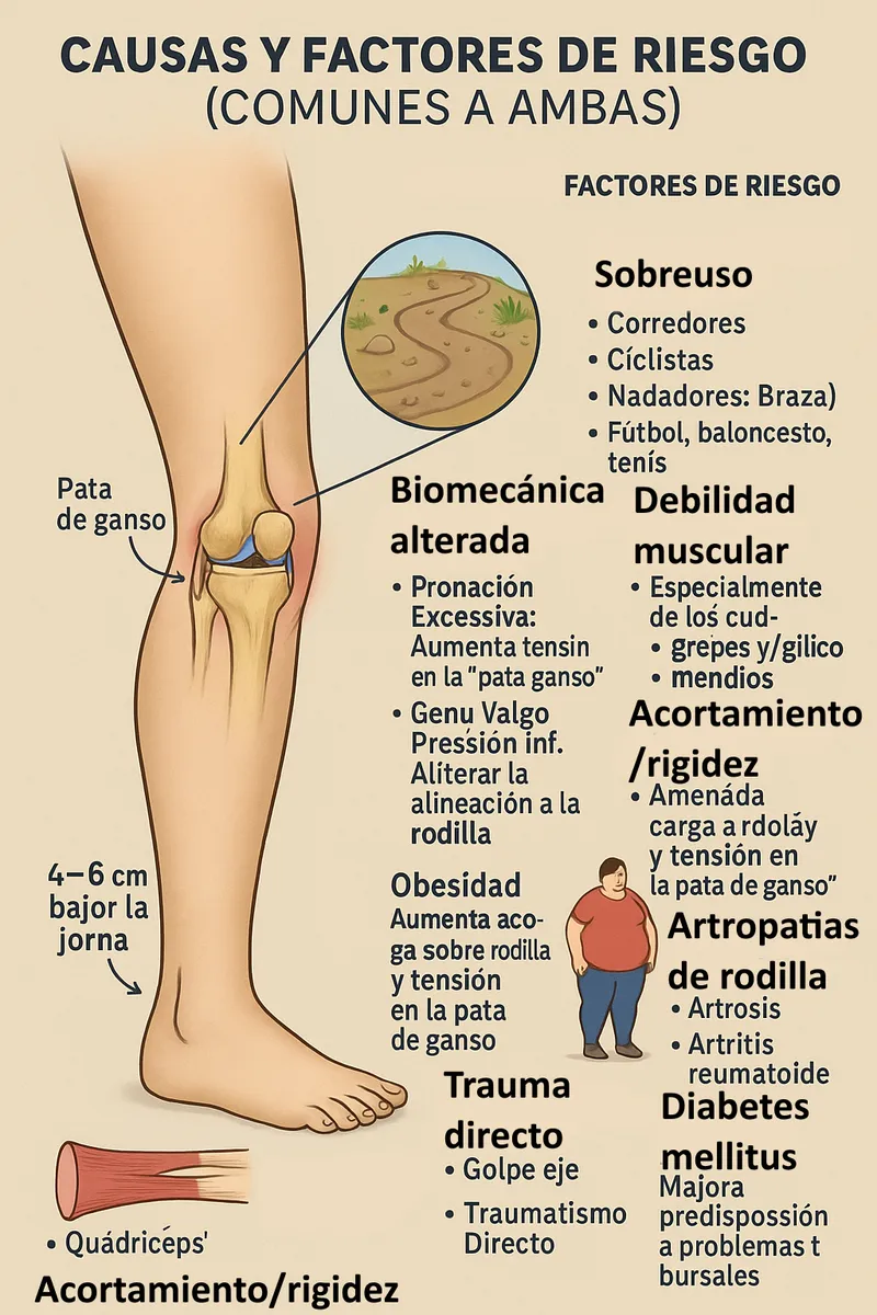 Factores asociados al dolor de la pata de ganso