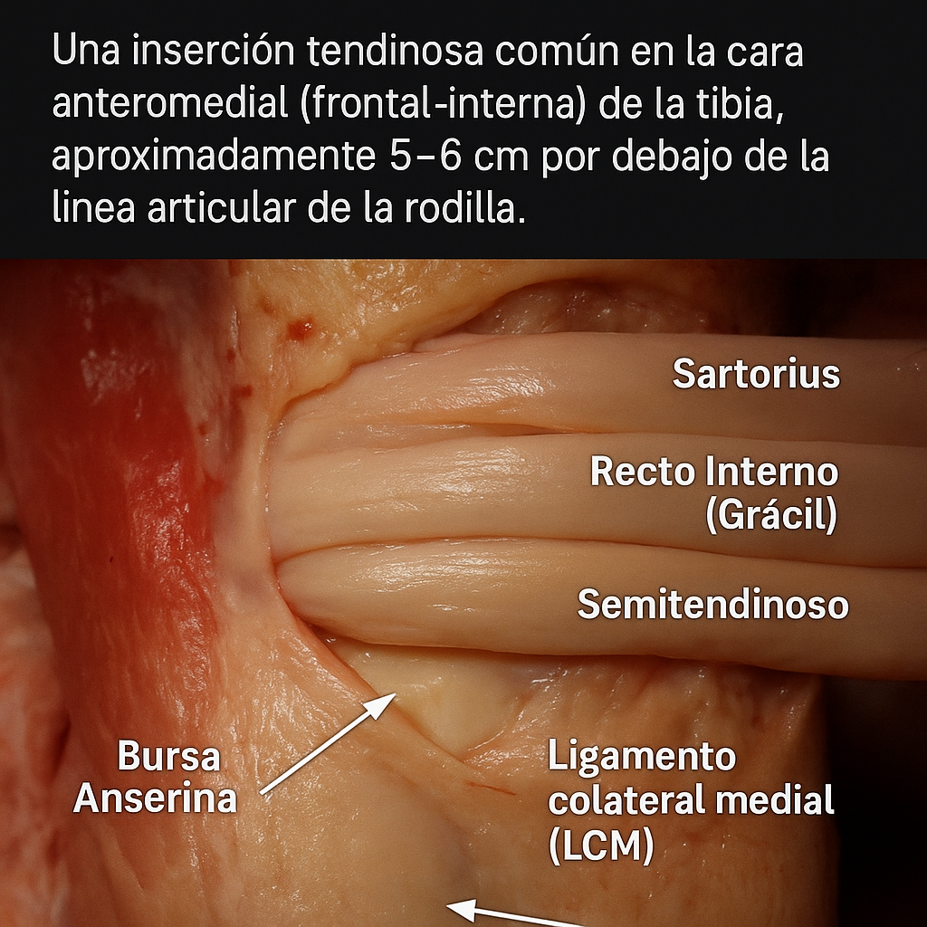 Anatomía de la pata de ganso