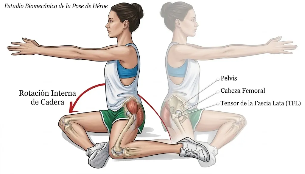Estiramiento de cadera 90/90